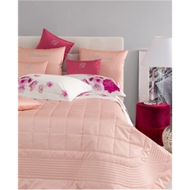 Note Blu Bedspread for double bed 270x270(02.Powder.pink)