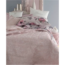 Lilian Bedspread for double bed 270x270(02.Powder.pink)