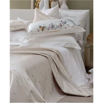 Livia Unquilted bedspread for double bed 270x270(06.White)