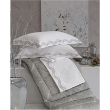 Crystelle Sheet set embroidered double bed 250x290(02.Powder.pink)