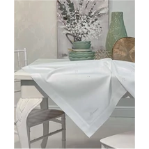 Ricamo Table cover 90x90(04.White)