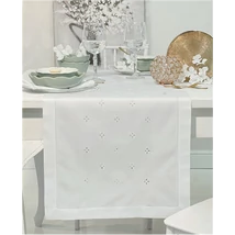 Ricamo Runner 50x150(04.White)