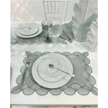 Callas Placemat set 50x35 + 50x50(11.Slate)