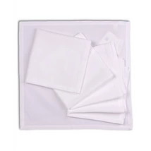 Tovaglioli Blumarine Napkins set solid color 6 pcs 50x50(04.White)