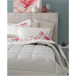 Blu Valentina Comforter for queen bed 220x265(05.Ivory)