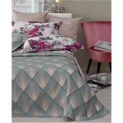 Verablu Unquilted Bedspread for double bed 270x270(15.Lagoon)