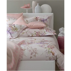 Veronica Duvet cover set for double bed 250x200(02.Pink)