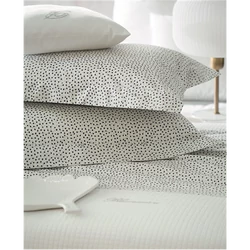 Malu Sheet set for single bed 160x290(01.White/Ecru)