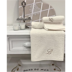 Promessa Towel set 2 pcs 38x58 + 55x100(01.Beige)
