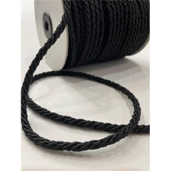 Paszomány 50m x 5 mm Fekete