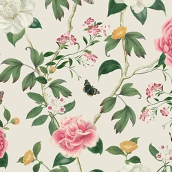 RHS Chinoiserie Charmer krém tapéta