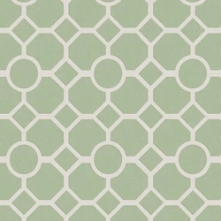 RHS Lattice Fretwork zsályazöld tapéta