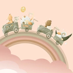 Decoprint Cute Walls vlies tapéta – vidám gyerekszobai minta, CW6002-2