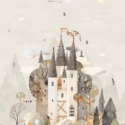 Decoprint Cute Walls vlies tapéta – vidám gyerekszobai minta, CW6005-1