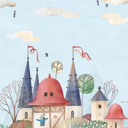 Decoprint Cute Walls vlies tapéta – vidám gyerekszobai minta, CW6007-1
