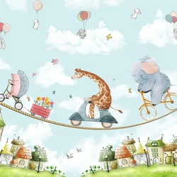 Decoprint Cute Walls vlies tapéta – vidám gyerekszobai minta, CW6039-1
