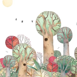 Decoprint Cute Walls vlies tapéta – vidám gyerekszobai minta, CW6049-1