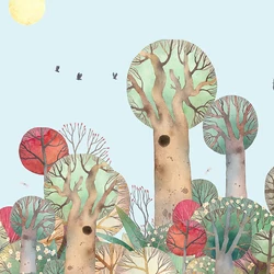 Decoprint Cute Walls vlies tapéta – vidám gyerekszobai minta, CW6049-2