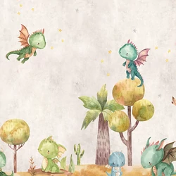 Decoprint Cute Walls vlies tapéta – vidám gyerekszobai minta, CW6053-1