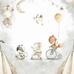 Decoprint Cute Walls vlies tapéta – vidám gyerekszobai minta, CW6055-1