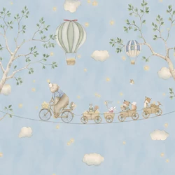 Decoprint Cute Walls vlies tapéta – vidám gyerekszobai minta, CW6138-1