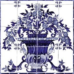 TCW001TCAI8UB003 Dolce&Gabbana Home collection vinyl tapéta