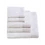 Kép 1/3 - Crystelle Towel set 5 pcs 40x60(2) + 60x110(2) + 100x150(04.White)