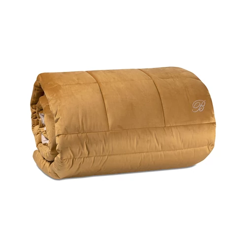 Blu Velvet Comforter for double bed 270x265(07.Ocre)