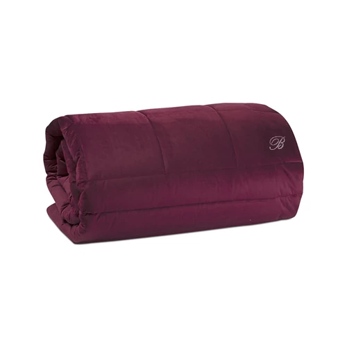 Blu Velvet Comforter for double bed 270x265(12.Bordeaux)