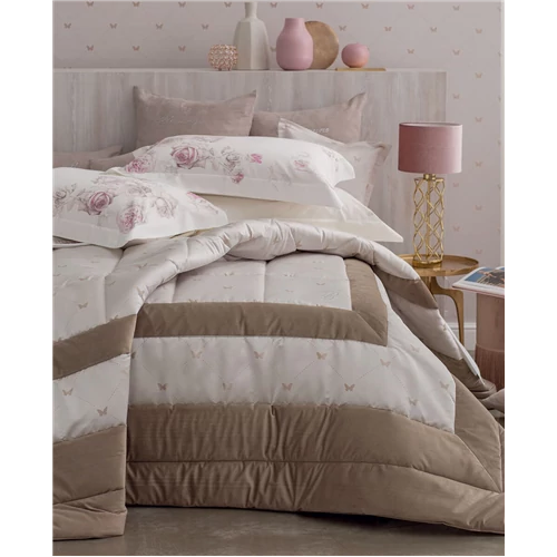 Livia Engineered comforter for double bed 270x265(30.Heather)