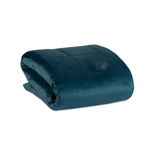 Blu Velvet Bedspread for double bed 270x270(03.Night)