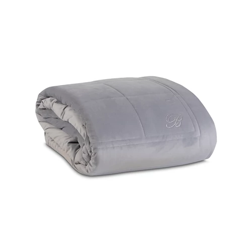 Blu Velvet Bedspread for double bed 270x270(16.Sky)