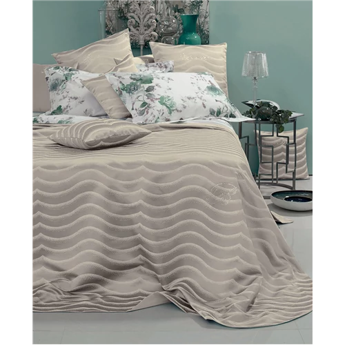 Jasmine Unquilted bedcover for double bed 270x270(23.Rock)