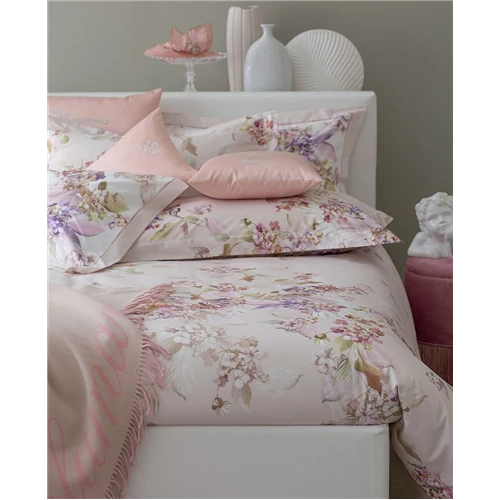 Veronica Duvet cover set for double bed 250x200(02.Pink)