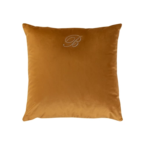 Blu Velvet Cushion 42x42(07.Ocre)