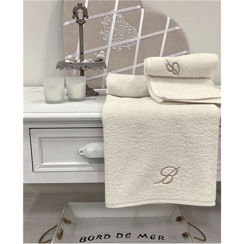 Promessa Towel set 2 pcs 38x58 + 55x100(01.Beige)