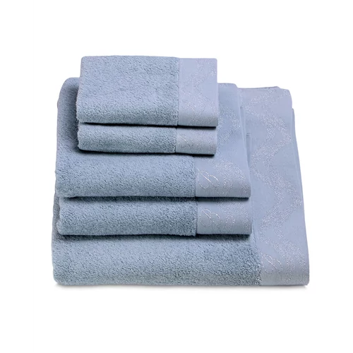 Crystelle Towel set 5 pcs 40x60(2) + 60x110(2) + 100x150(03.Aquamarine)