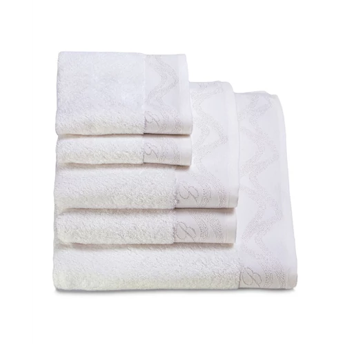 Crystelle Towel set 5 pcs 40x60(2) + 60x110(2) + 100x150(04.White)
