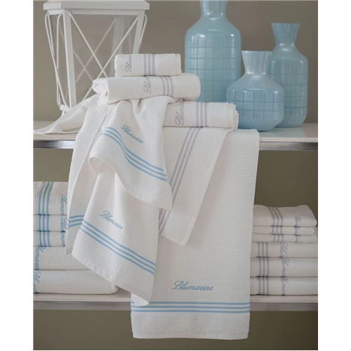 Tennis Club Towel set 5 pcs 40x60(2) + 60x110(2) + 100x150(03.Light.blue)