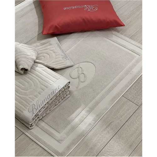 Monogram Bathmat 140x70(02.Powder.pink)