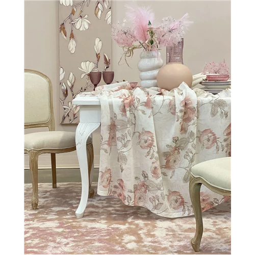 Arianna Tablecloth 170x270(02.Blush)