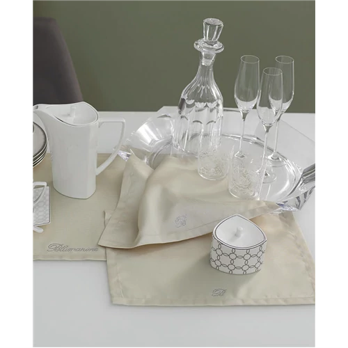 Note Blu Doily set 3 pcs 40x30(2) + 80x40(04.White)