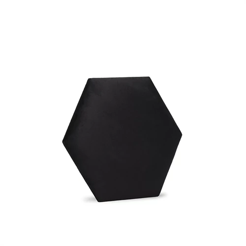 Rebel of Styles textile panel 'Luxury Velvet Textile Hexagon Black' 0,06 m²