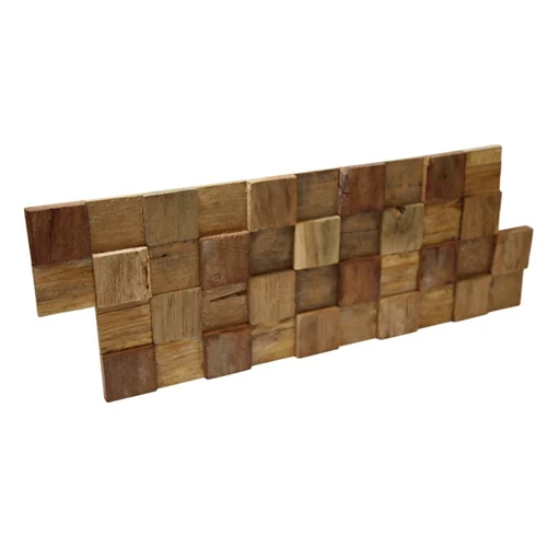 Rebel of Styles woodpanel 'UltraWood Square' Teak FSC Recycled 0,09 m²