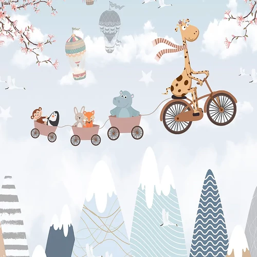 Decoprint Cute Walls vlies tapéta – vidám gyerekszobai minta, CW6033-1