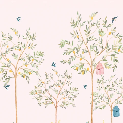 Decoprint Cute Walls vlies tapéta – vidám gyerekszobai minta, CW6121-1