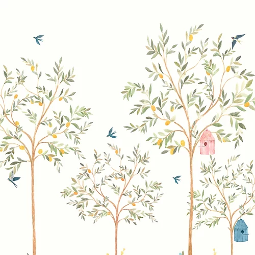 Decoprint Cute Walls vlies tapéta – vidám gyerekszobai minta, CW6121-2