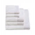 Kép 1/3 - Crystelle Towel set 5 pcs 40x60(2) + 60x110(2) + 100x150(04.White)