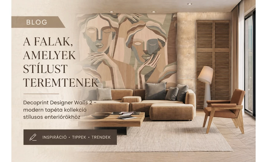 Decoprint Designer Walls 2 – modern tapéta kollekció stílusos enteriőrökhöz